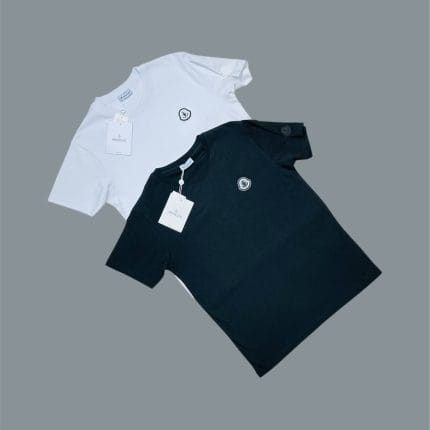 Moncler Crew Neck Logo Printed T-Shirt for Men