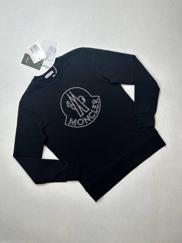Moncler Embroidered Logo Jumper for Men 1 Moncler Embroidered Logo Jumper for Men
