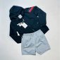 Moncler Granduc Navy Hooded Jacket & Shorts Set
