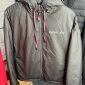 Moncler Hooded Puffer Jacket for Men & Women in grey color