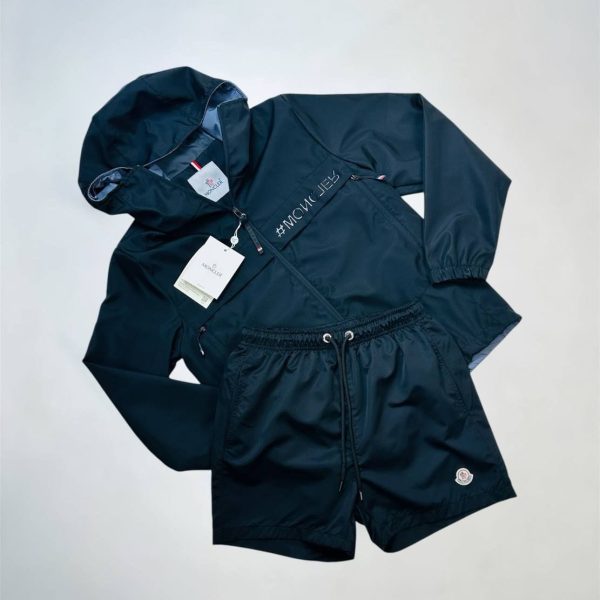 Moncler Joly Men’s Jacket & Shorts Set with logo