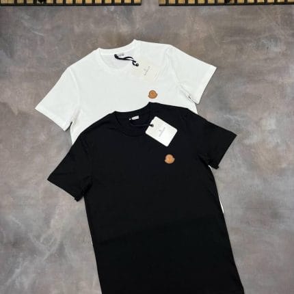 Moncler Logo Print Crew Neck T-Shirt