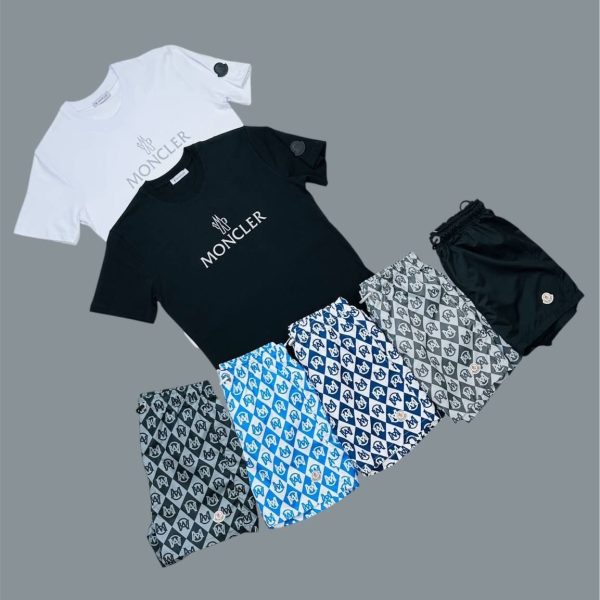 Moncler Logo Printed Men’s T-Shirt & Shorts Set