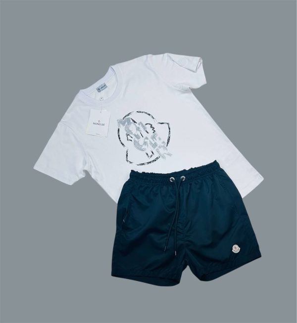 Moncler Logo Printed Men’s T-Shirt and Shorts Set 3 Moncler Logo Printed Men’s T-Shirt and Shorts Set 3