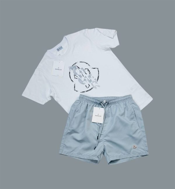 Moncler Logo Printed Men’s T-Shirt and Shorts Set 4 Moncler Logo Printed Men’s T-Shirt and Shorts Set 4