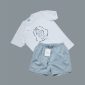 Moncler Logo Printed Men’s T-Shirt and Shorts Set 4