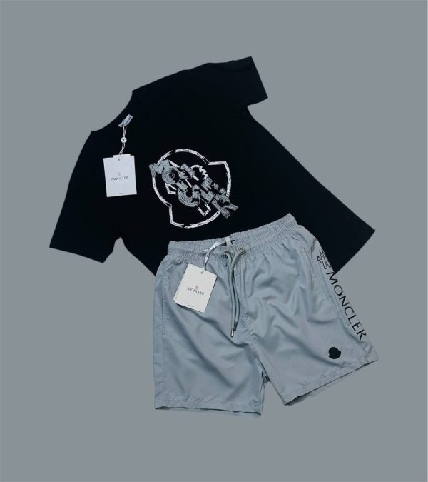 Moncler Logo Printed Men’s T-Shirt and Shorts Set 5 Moncler Logo Printed Men’s T-Shirt and Shorts Set 5