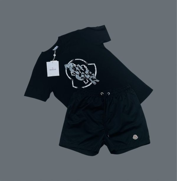Moncler Logo Printed Men’s T-Shirt and Shorts Set 6 Moncler Logo Printed Men’s T-Shirt and Shorts Set 6