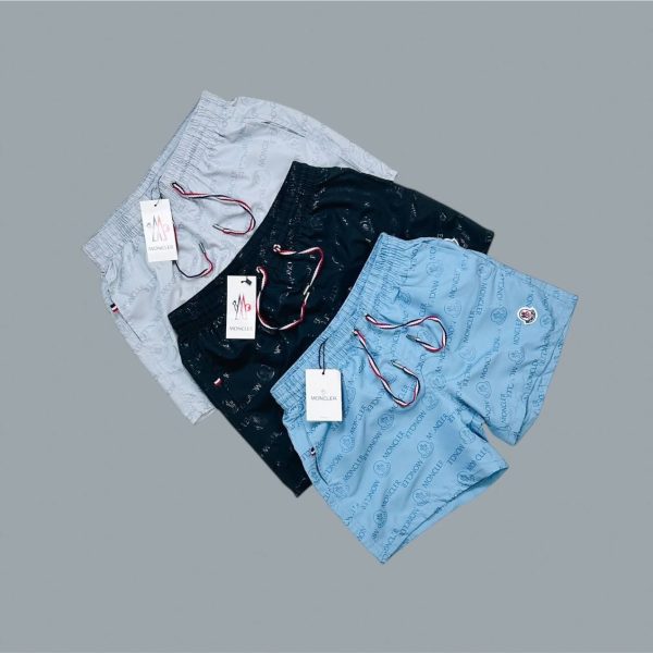 Moncler Logo Printed Swim Shorts for Men