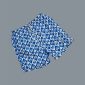 Moncler Logo Printed Swim Shorts in blue color