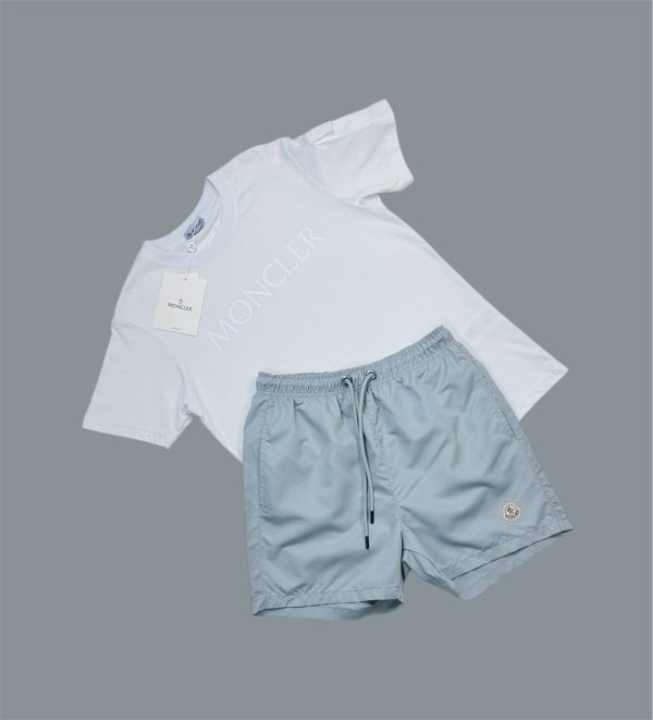 Moncler Men’s Logo Printed Summer T-Shirt & Shorts 4 Moncler Men’s Logo Printed Summer T-Shirt & Shorts 4