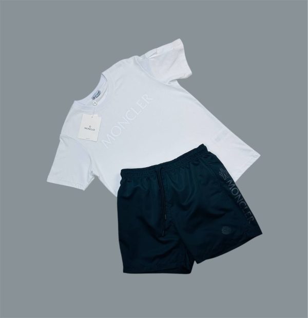 Moncler Men’s Logo Printed Summer T-Shirt & Shorts 5 Moncler Men’s Logo Printed Summer T-Shirt & Shorts 5