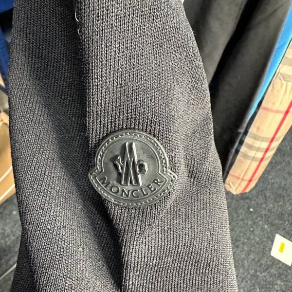 Moncler Puffer Cardigan Jacket – Quilted Down & Zip Pockets