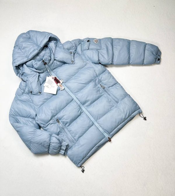 Moncler Reps Men’s Quilted Puffer Jacket in light blue color Moncler Reps Men’s Quilted Puffer Jacket in light blue color
