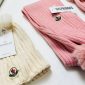 Moncler Ribbed Knit Hat & Scarf Set 2