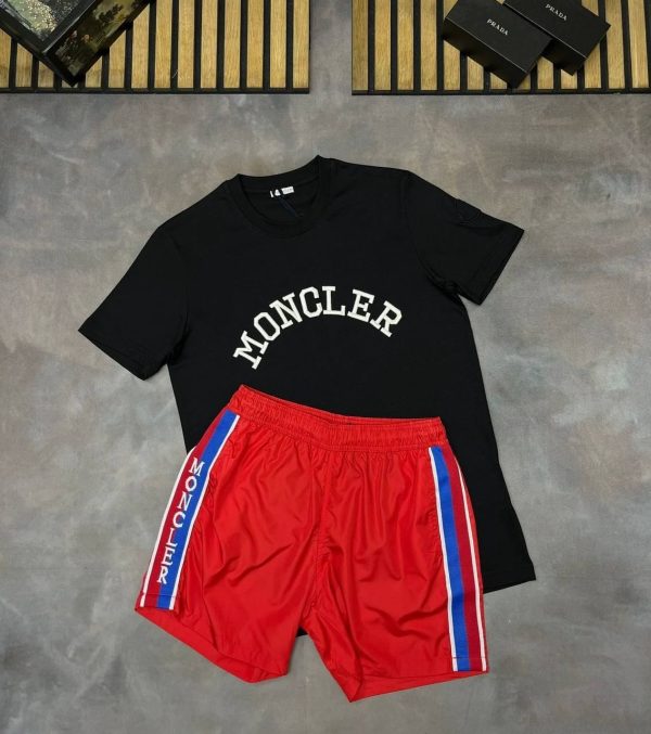Moncler Shorts & T-Shirt Set – Summer Casual Wear in Different Colors 4 Moncler Shorts & T-Shirt Set – Summer Casual Wear in Different Colors 4