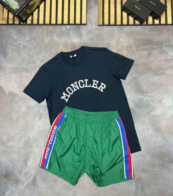 Moncler Shorts & T-Shirt Set – Summer Casual Wear in Different Colors 6 Moncler Shorts & T-Shirt Set – Summer Casual Wear in Different Colors 6