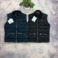 Moncler-Style Logo Gilet – Quilted Shell & Zip Pockets