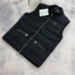 Moncler-Style Logo Gilet – Quilted Shell & Zip Pockets2