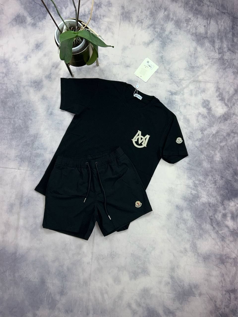 Moncler Swim Shorts & T-Shirt Set