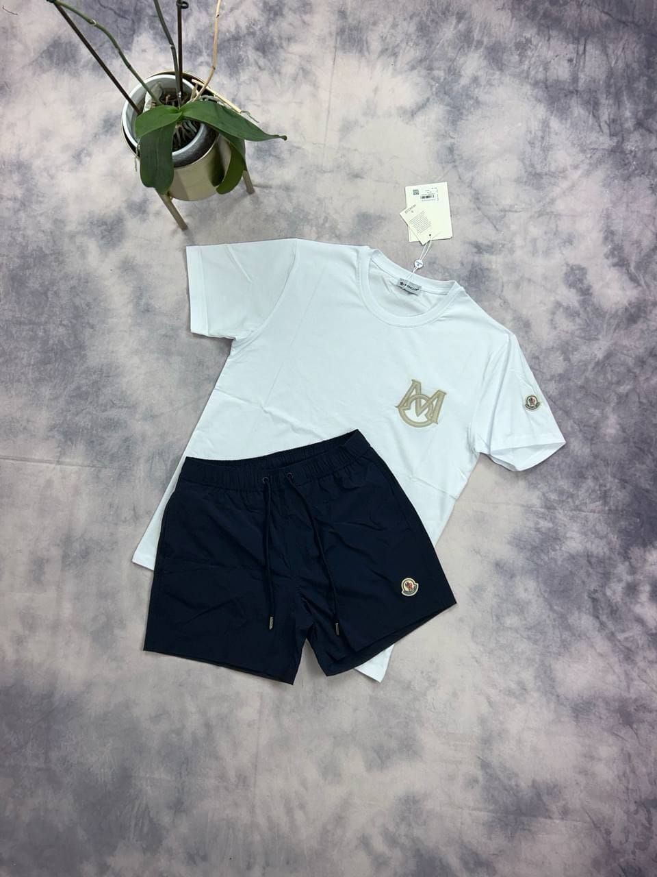 Moncler Swim Shorts & T-Shirt Set