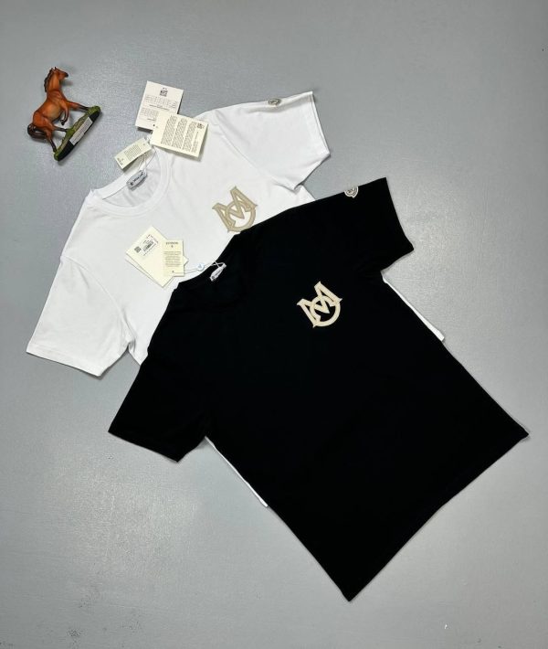 Moncler T-Shirt & Shorts Set – Black, Beige & Turquoise Design 3 Moncler T-Shirt & Shorts Set – Black, Beige & Turquoise Design 3