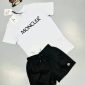 Moncler T-Shirt & Shorts Set – Black & White Classic Design