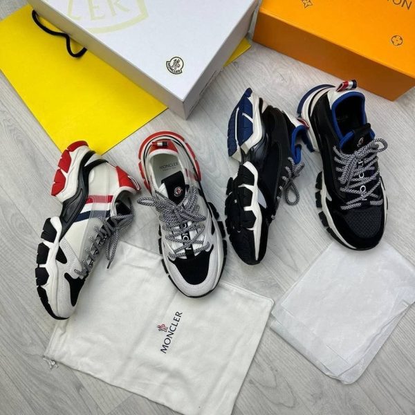 Moncler Trevor Scarpa Leather Trainers