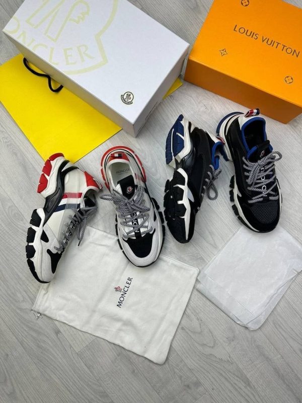 Moncler Trevor Scarpa Leather Trainers