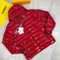 Moncler red puffer jacket red