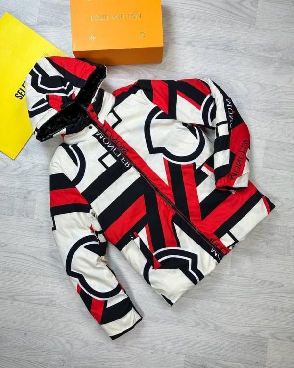 Moncler‑style Hooded Windbreaker Jacket