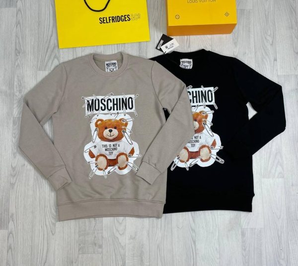 Moschino Teddy Printed Wool JumpersMoschino Teddy Printed Wool Jumpers Moschino Teddy Printed Wool Jumpers