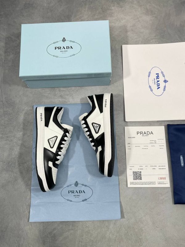 Prada Milano Downtown Leather Trainers for Men 4 Prada Milano Downtown Leather Trainers for Men 4