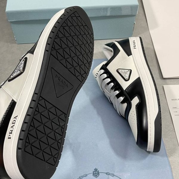Prada Milano Downtown Leather Trainers for Men
