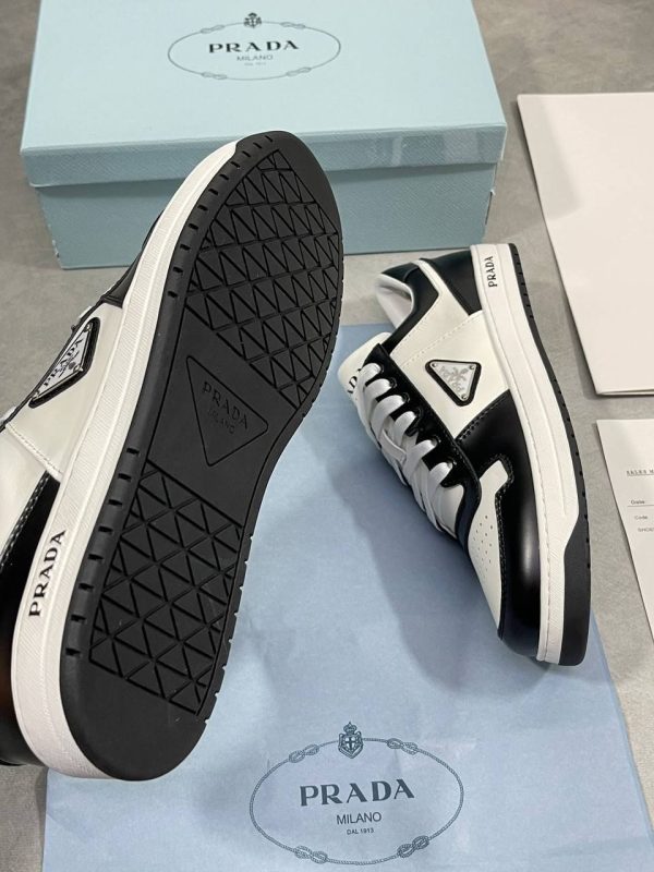 Prada Milano Downtown Leather Trainers for Men