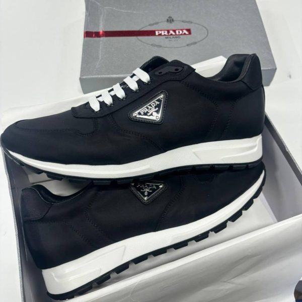 Prada Milano Prax 01 Re-Nylon Logo Sneakers for Men