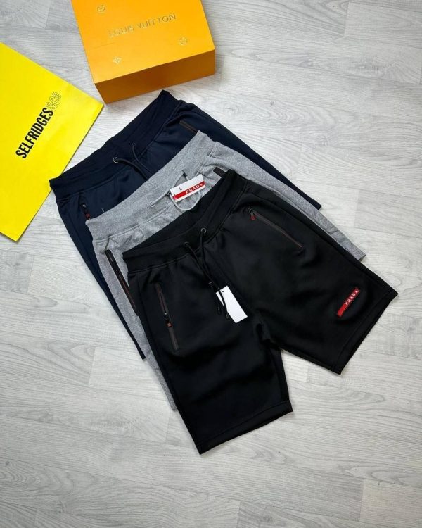 Prada Milano Re-Nylon Cargo Shorts for Men