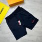 Prada Milano Re-Nylon Cargo Shorts for Men in navy blue color