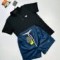 Prada Milano Triangle Logo Polo Shirt & Shorts Set for Men