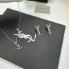 Saint Laurent Cassandre Necklace & Earrings Set 3
