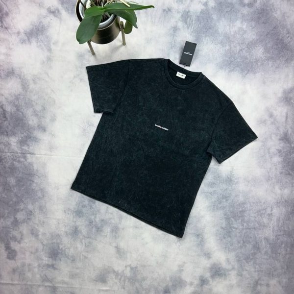 Saint Laurent Rive Gauche T-Shirt for Men in black color