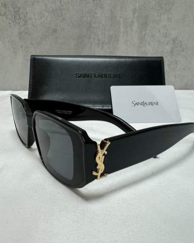 Saint Laurent SL Square Sunglasses in black color