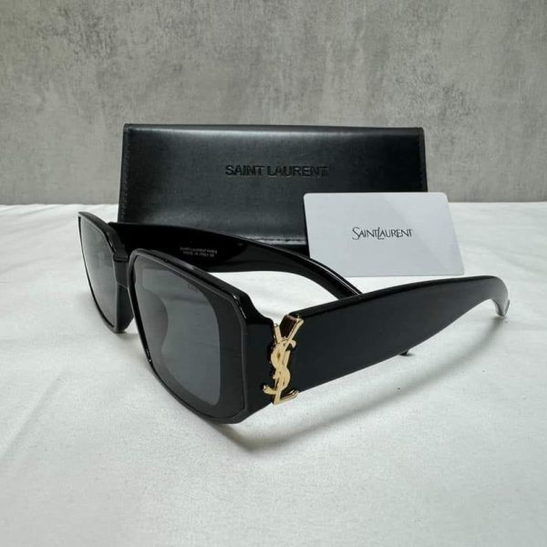 Saint Laurent SL Square Sunglasses in black color
