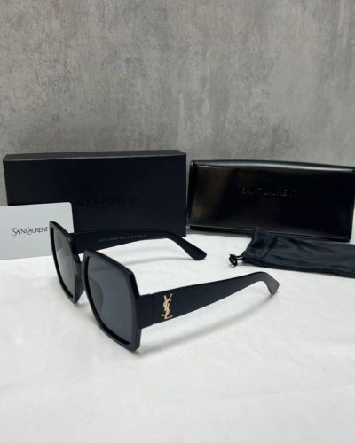 Saint Laurent Square Sunglasses for Women in black color