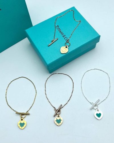 Tiffany & Co. Love Struck Heart Tag Necklace