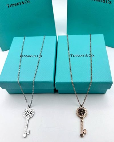 Tiffany & Co. Victoria Key Pendant Necklace
