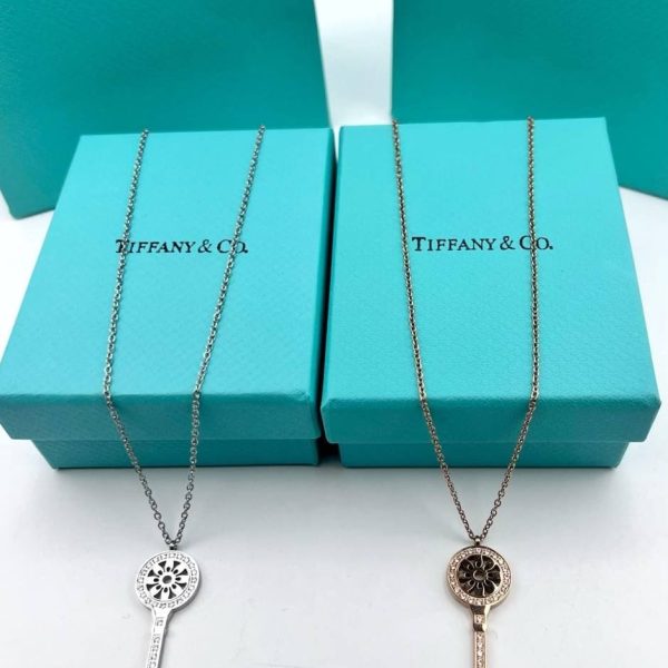 Tiffany & Co. Victoria Key Pendant Necklace