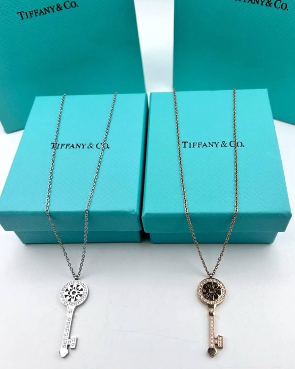 Tiffany & Co. Victoria Key Pendant Necklace