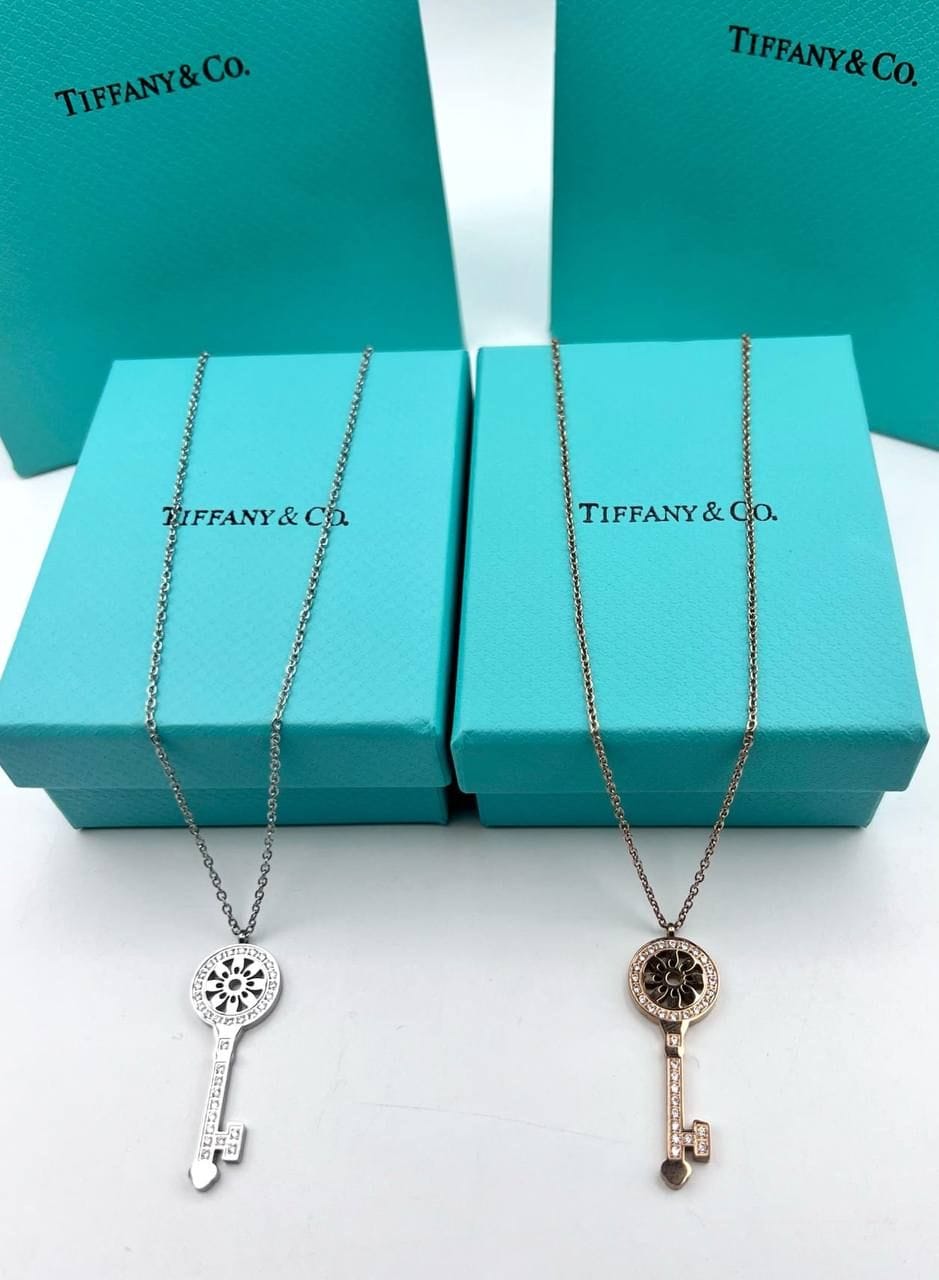Tiffany & Co. Victoria Key Pendant Necklace