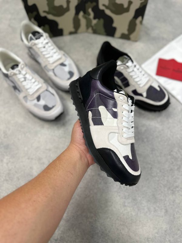 Valentino Rockrunner White Camo Sneakers for Men 2 Valentino Rockrunner White Camo Sneakers for Men